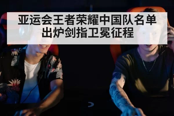亚运会王者荣耀中国队名单出炉剑指卫冕征程